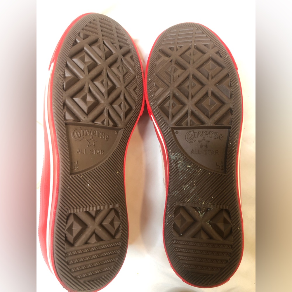 Women’s Converse x Comme De Garçons CTAS Low Top Sneaker - Size 5.5 - No Box - Picture 2 of 12